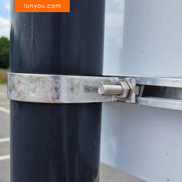 Anti Rotational Sign Post Clips