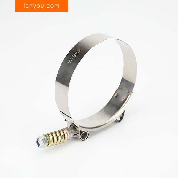 T-Bolt Spring Hose Clamps